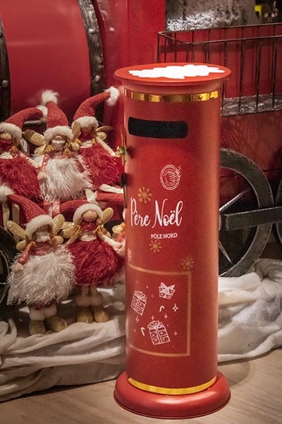 Marché de Noël 2022 - boite au lettre Pôle Nord